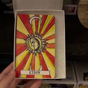 KESHA Colorful Tarot Card with Sun Design